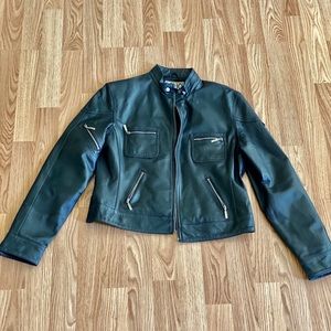Clio Leather Motorcycle Jacket